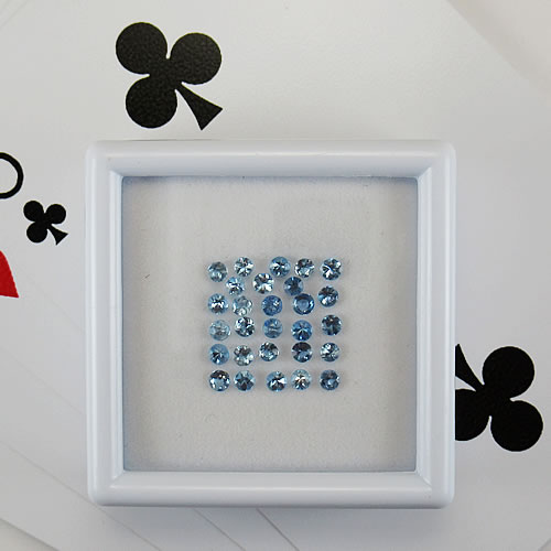 アクアマリン　1.06ct　2.1～2.3mm　ジュエリールース ed572 画像