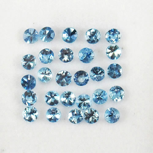 アクアマリン　1.24ct　2.3～2.4mm　ジュエリールース ed573