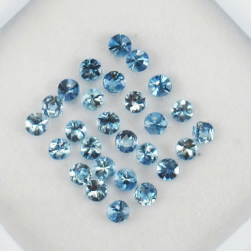 アクアマリン　1.24ct　2.3～2.4mm　ジュエリールース ed573 画像