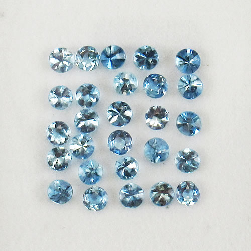 アクアマリン　1.24ct　2.3～2.4mm　ジュエリールース ed573 画像