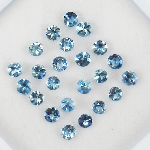 アクアマリン　1.11ct　2.5～2.6mm　ジュエリールース ed574 画像