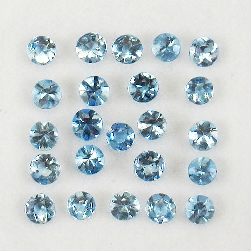 アクアマリン　1.16ct　2.5～2.6mm　ジュエリールース ed575