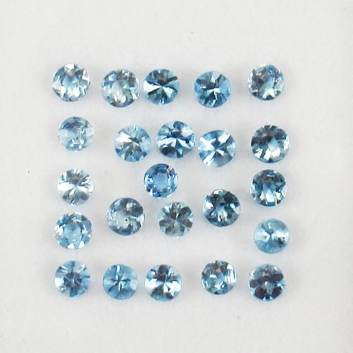 アクアマリン　1.16ct　2.5～2.6mm　ジュエリールース ed575 画像