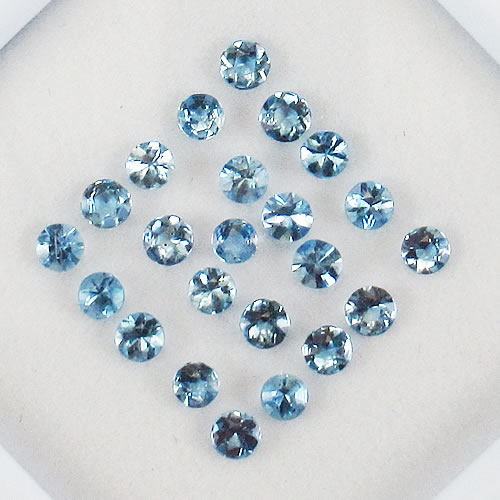 アクアマリン　1.16ct　2.5～2.6mm　ジュエリールース ed575 画像