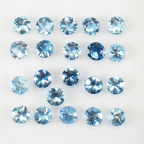 アクアマリン　1.33ct　2.7～2.8mm　ジュエリールース ed576
