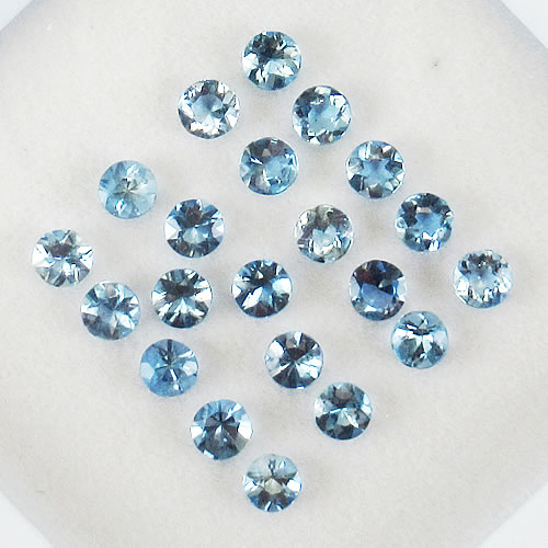 アクアマリン　1.33ct　2.7～2.8mm　ジュエリールース ed576 画像