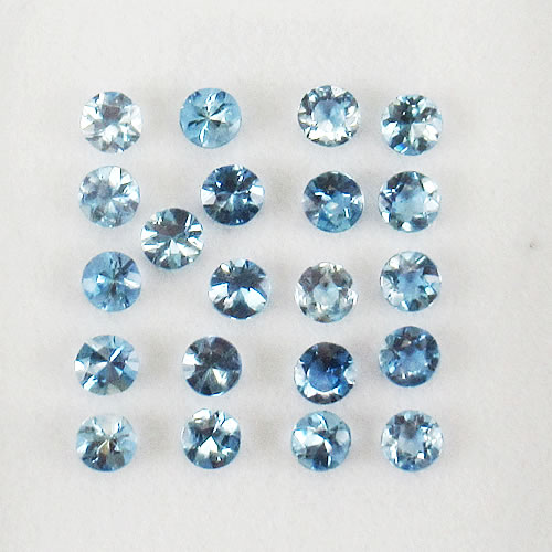 アクアマリン　1.33ct　2.7～2.8mm　ジュエリールース ed576 画像