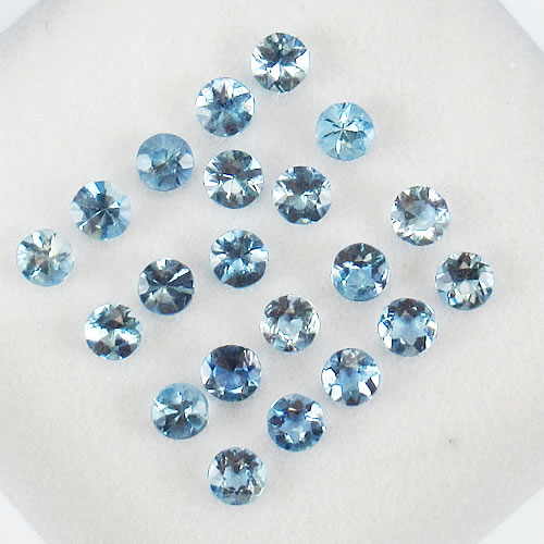 アクアマリン　1.33ct　2.7～2.8mm　ジュエリールース ed576 画像