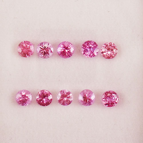 ピンクサファイア　1.39ct　10ps　　ジュエリールース ed578