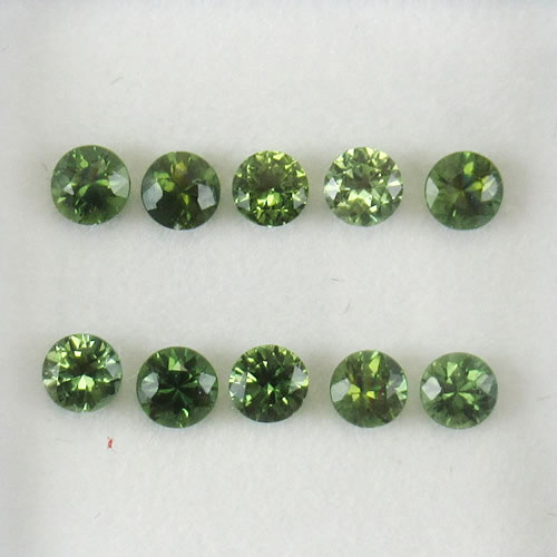 グリーンサファイア　1.28ct　10ps　ジュエリールース ed589