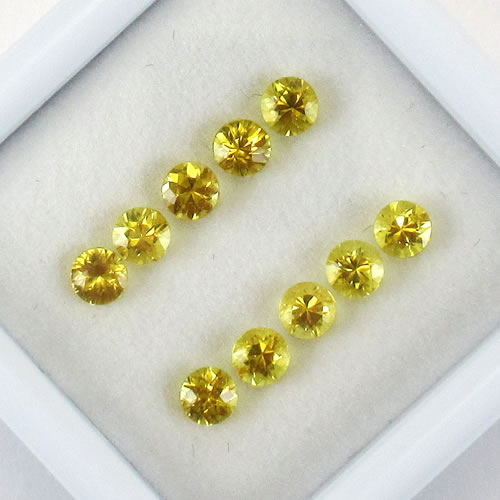 イエローサファイア　1.31ct　10ps　ジュエリールース ed590 画像