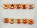 オレンジサファイア　1.33ct　10ps　ジュエリールース