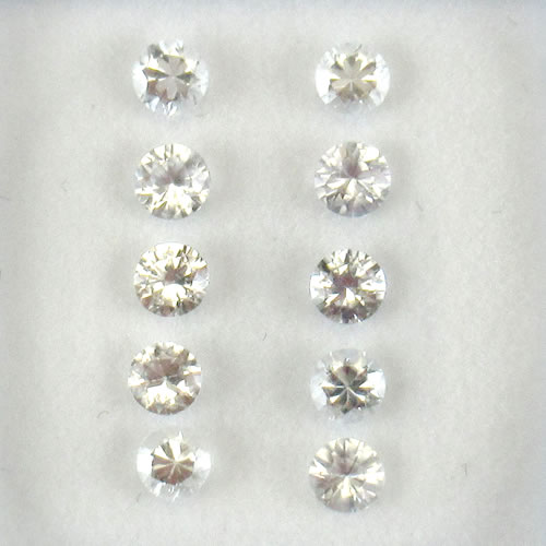 ホワイトサファイア　1.32ct　10ps　ジュエリールース ed592 画像