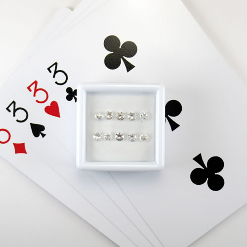 ホワイトサファイア　1.32ct　10ps　ジュエリールース ed592 画像