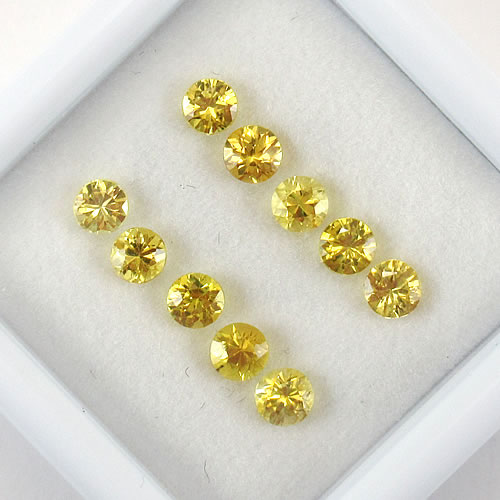 イエローサファイア　1.31ct　10ps　ジュエリールース ed594 画像