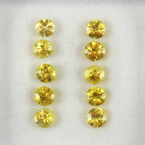 イエローサファイア　1.31ct　10ps　ジュエリールース ed594 画像