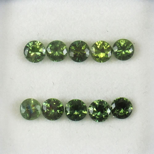 グリーンサファイア　1.33ct　10ps　ジュエリールース ed595