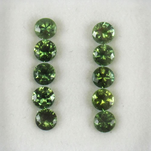 グリーンサファイア　1.33ct　10ps　ジュエリールース ed595 画像