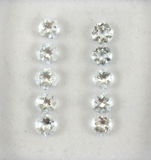 アクアマリン　0.96ct　10ps　ジュエリールース ed598 画像