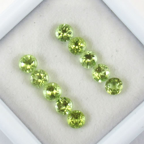 ペリドット　1.23ct　10ps　ジュエリールース ed602 画像