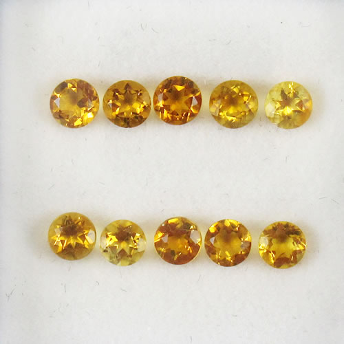 シトリントパーズ　0.98ct　10ps　ジュエリールース ed606