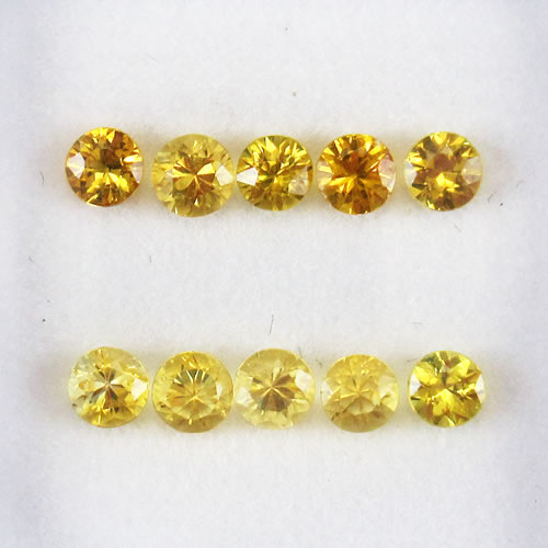 イエローサファイア　1.38ct　10ps　ジュエリールース ed608