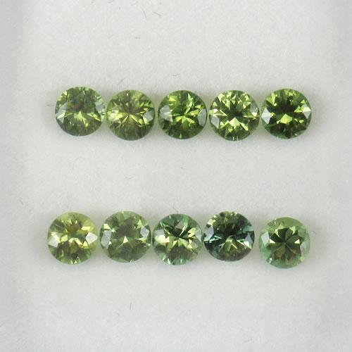 グリーンサファイア　1.34ct　10ps　ジュエリールース ed609