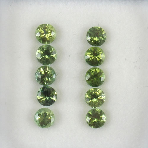 グリーンサファイア　1.34ct　10ps　ジュエリールース ed609 画像