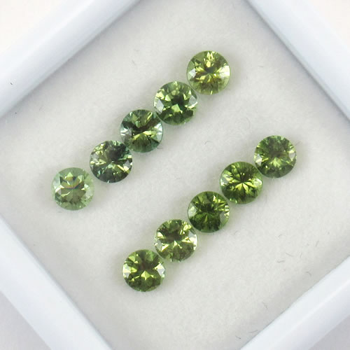グリーンサファイア　1.34ct　10ps　ジュエリールース ed609 画像