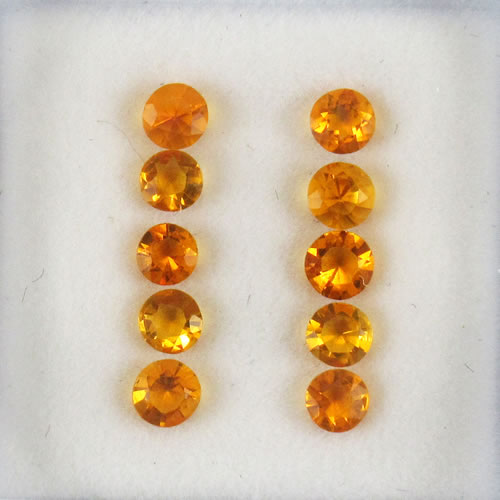 ファイアーオパール　0.72ct　10ps　ジュエリールース ed613 画像