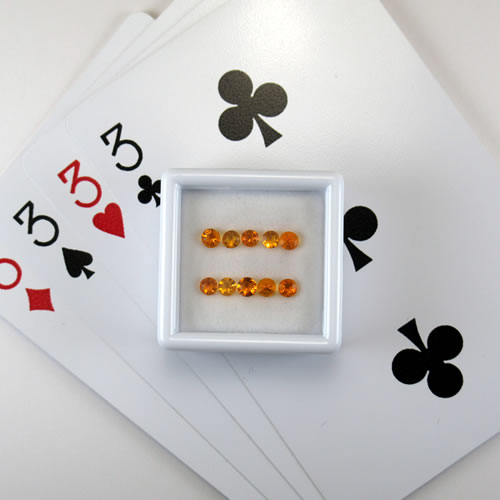ファイアーオパール　0.72ct　10ps　ジュエリールース ed613 画像