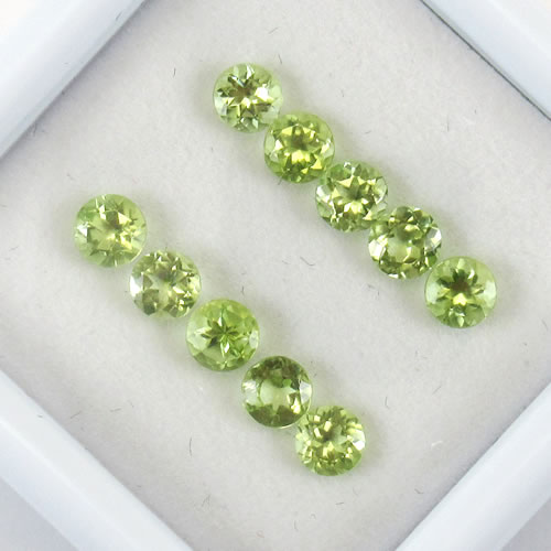ペリドット　1.22ct　10ps　ジュエリールース ed616 画像