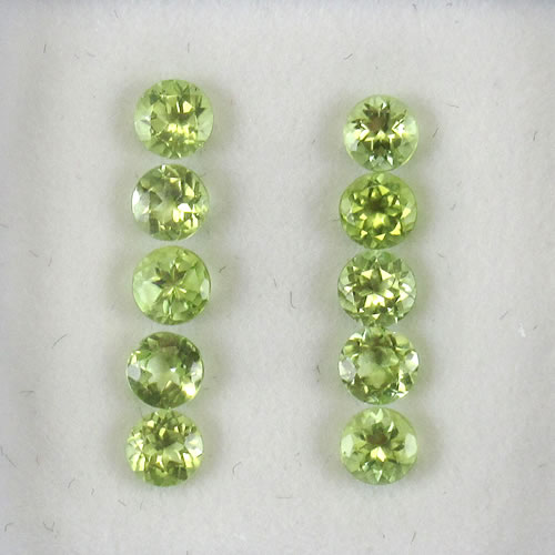 ペリドット　1.22ct　10ps　ジュエリールース ed616 画像