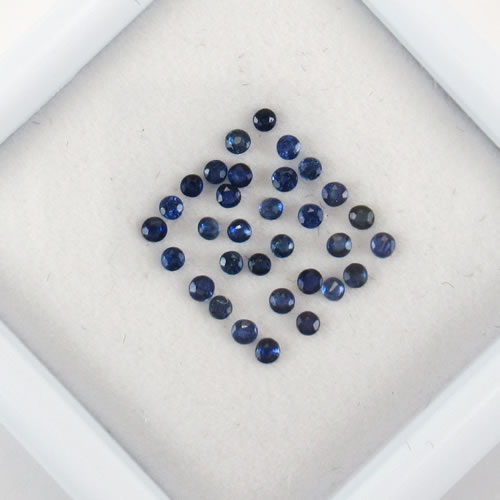 ブルーサファイア　0.34ct　1.2～1.5mm　ジュエリールース ed624 画像