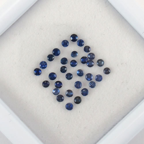 ブルーサファイア　0.34ct　1.2～1.5mm　ジュエリールース ed624 画像