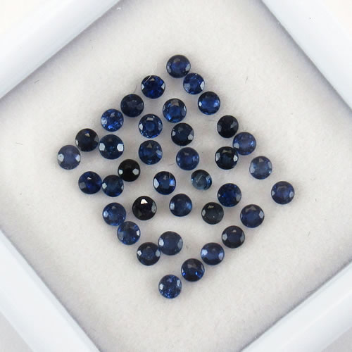 ブルーサファイア　0.89ct　1.5～1.7mm　ジュエリールース ed625 画像