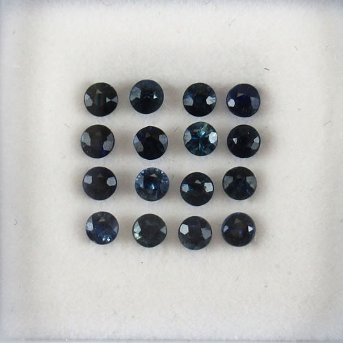 ブルーサファイア　1.02ct　2.2～2.3mm　ジュエリールース ed627