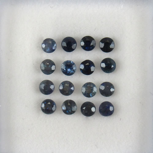 ブルーサファイア　1.02ct　2.2～2.3mm　ジュエリールース ed627 画像