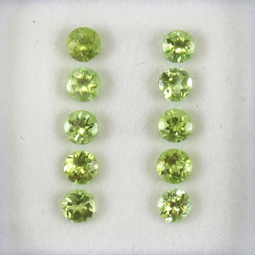 ペリドット　1.18ct　10ps　ジュエリールース ed630 画像
