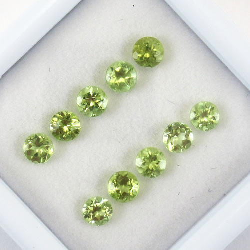 ペリドット　1.18ct　10ps　ジュエリールース ed630 画像
