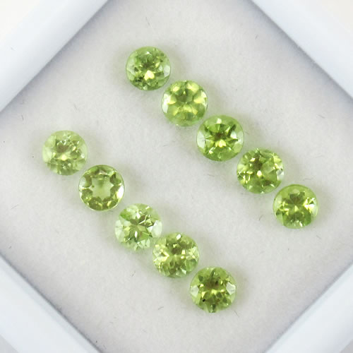 ペリドット　1.26ct　10ps　ジュエリールース ed631 画像