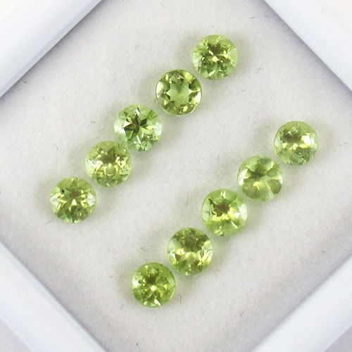 ペリドット　1.26ct　10ps　ジュエリールース ed631 画像