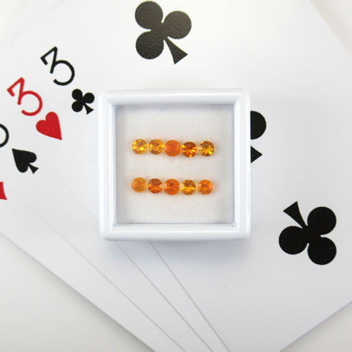 ファイアーオパール　0.76ct　10ps　ジュエリールース ed632 画像