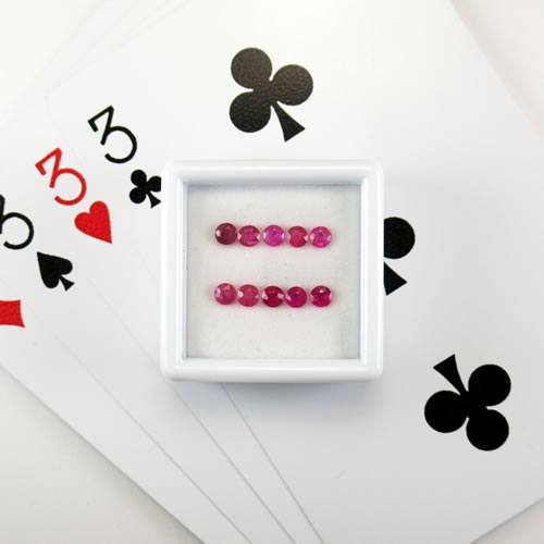 ルビー　1.43ct　10ps　ジュエリールース ed639 画像