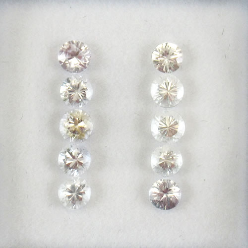 ホワイトサファイア　1.43ct　10ps　ジュエリールース ed640 画像