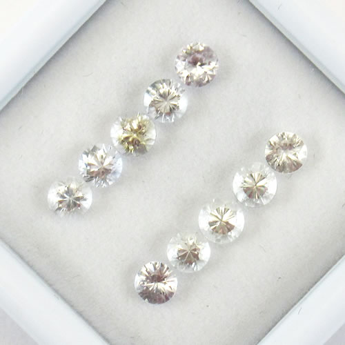 ホワイトサファイア　1.43ct　10ps　ジュエリールース ed640 画像