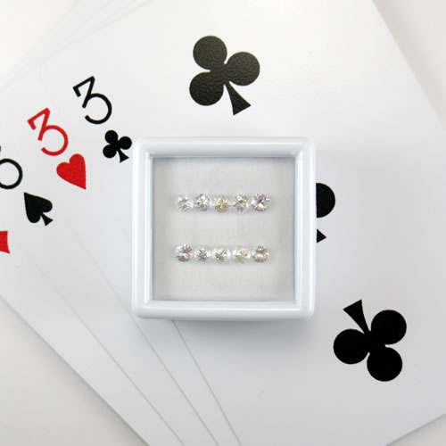 ホワイトサファイア　1.43ct　10ps　ジュエリールース ed640 画像
