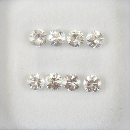 ホワイトジルコン　1.28ct　8ps　ジュエリールース ed645