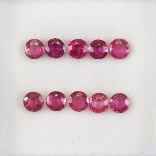 ルビー　1.36ct　10ps　ジュエリールース ed646