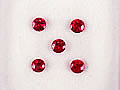 ルビー　2.6～2.8mm 　0.47ct　ジュエリールース
